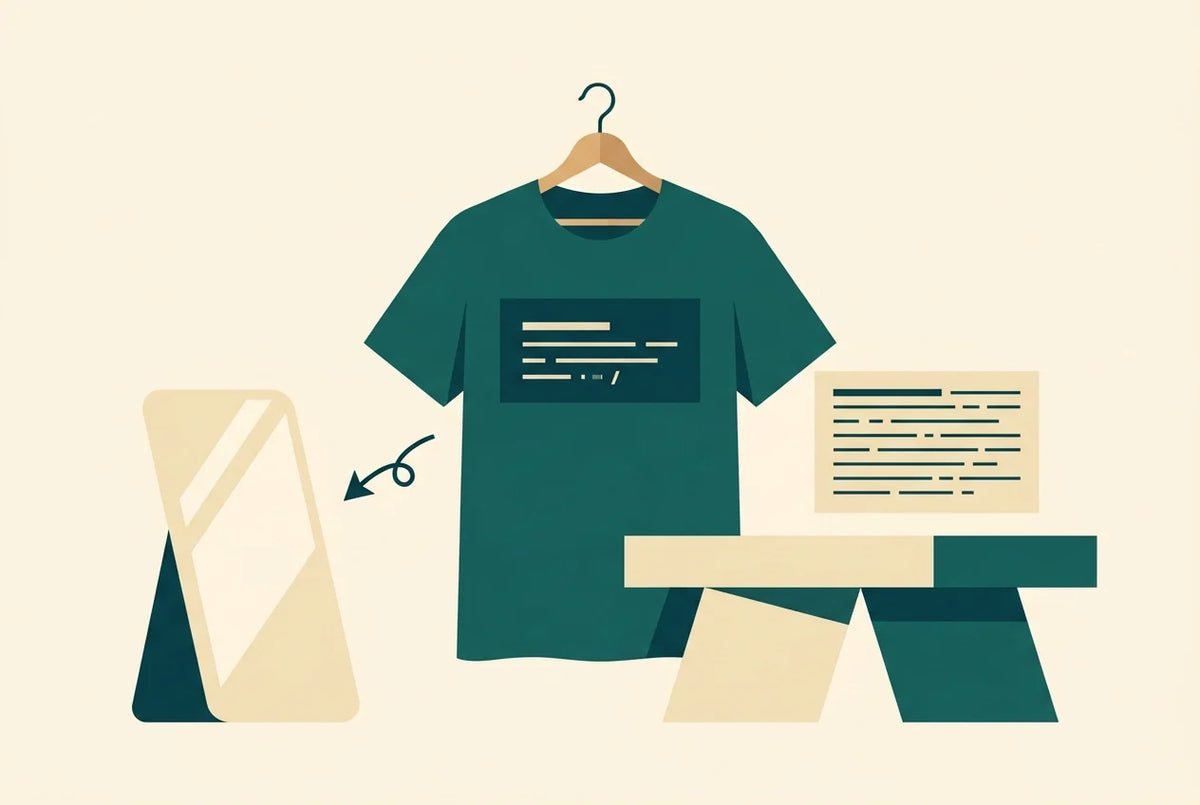 Professional header image for industry analysis: Why Short Slogans on Clothing Hit Harder Than Long Quotes