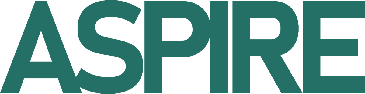 ASPIRE design in hex #107064 • AZPR • A Mental Health Movement • Motivational Apparel • And More