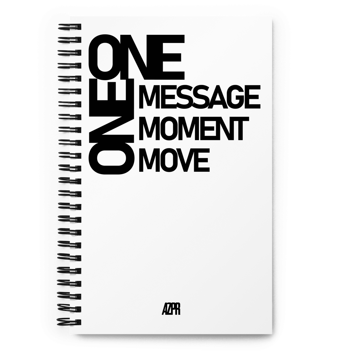 ONE paper notebook • AZPR • A Mental Health Movement • Motivational Apparel • And More