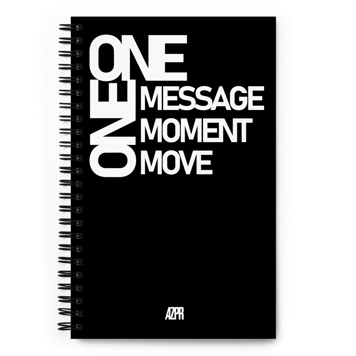 ONE paper notebook • AZPR • A Mental Health Movement • Motivational Apparel • And More