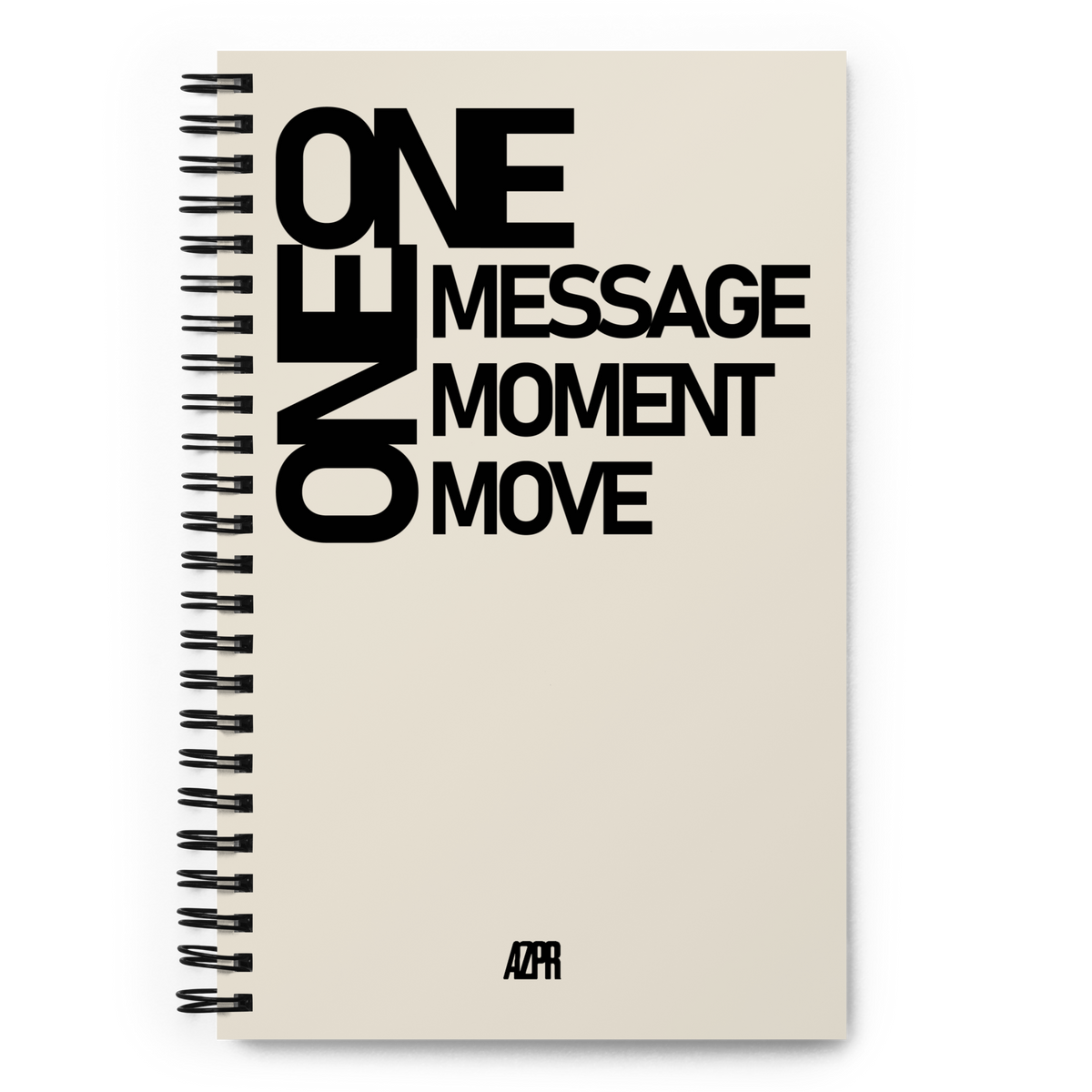 ONE paper notebook • AZPR • A Mental Health Movement • Motivational Apparel • And More
